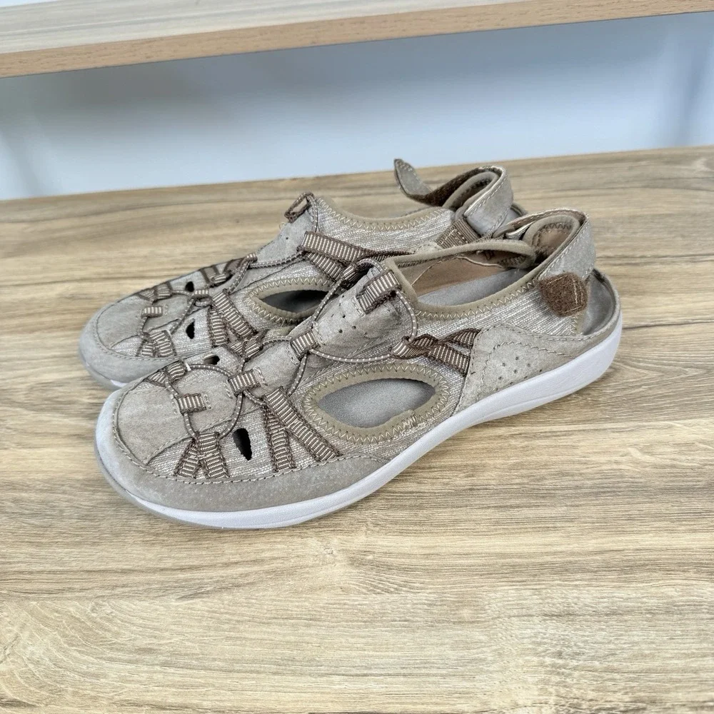 Earth Origins‎ Sid Hybrid Sneaker Sandal Beige Brown Women's Size 7.5